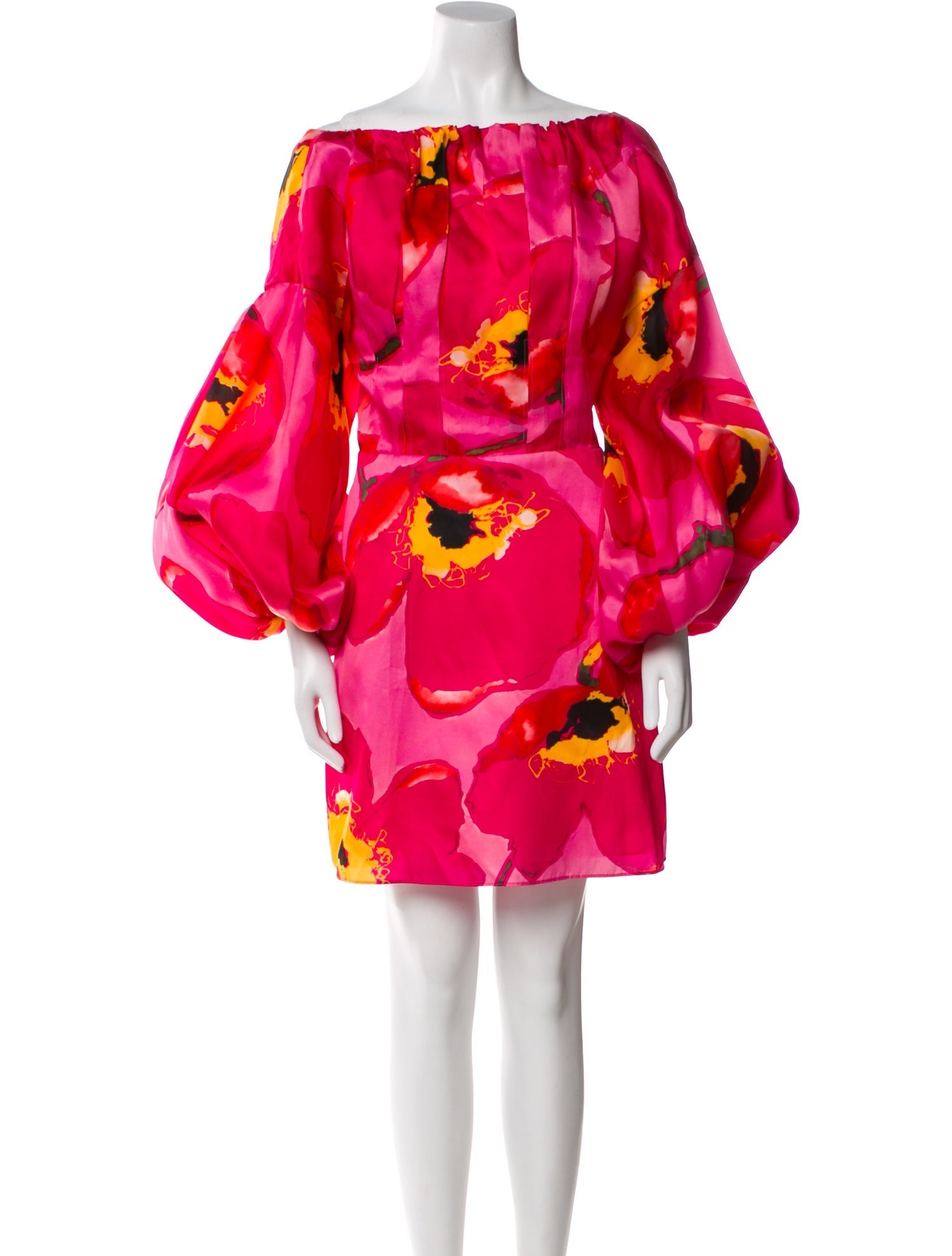 Carolina Herrera Silk Mini Dress