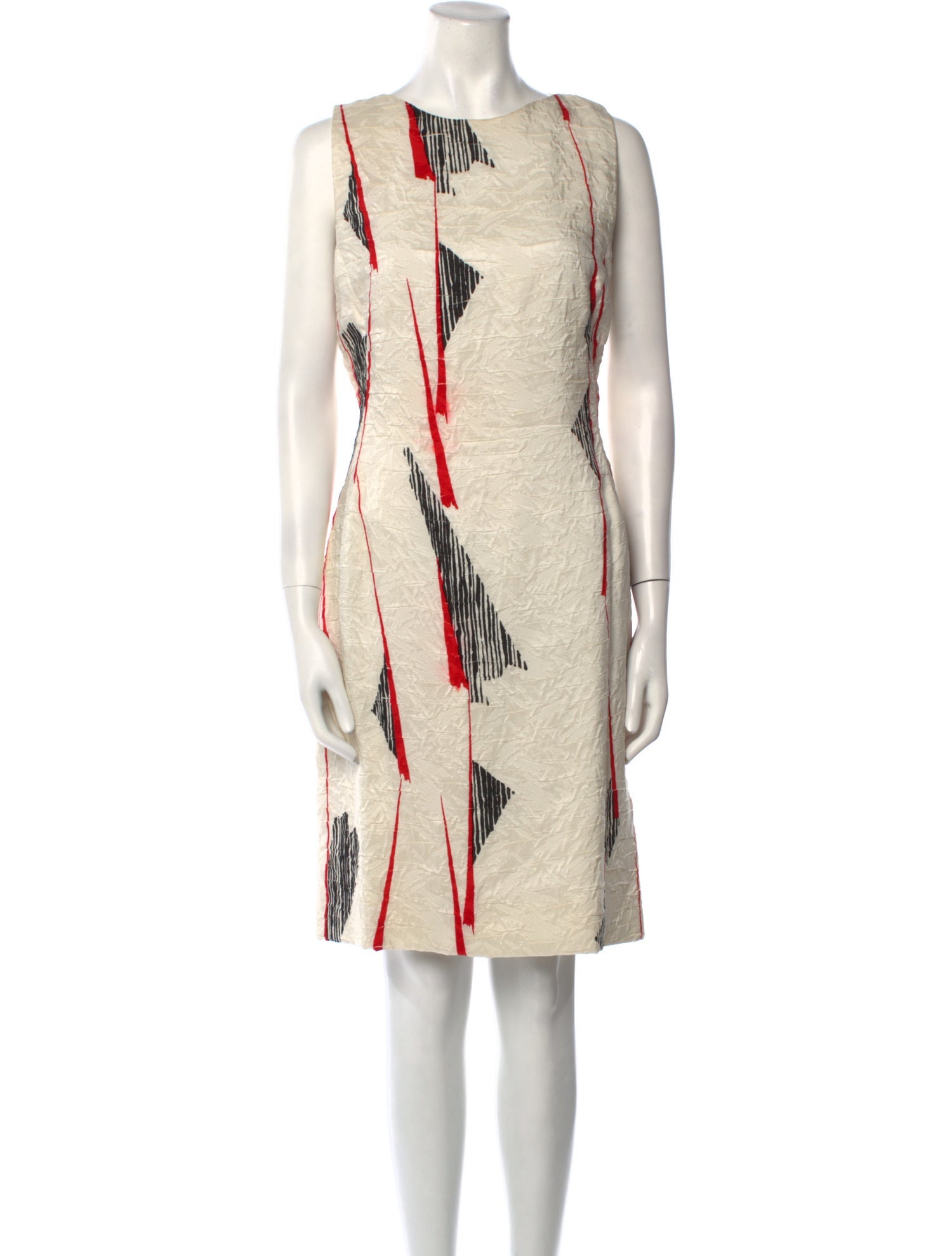 Carolina Herrera Silk Knee-Length Dress