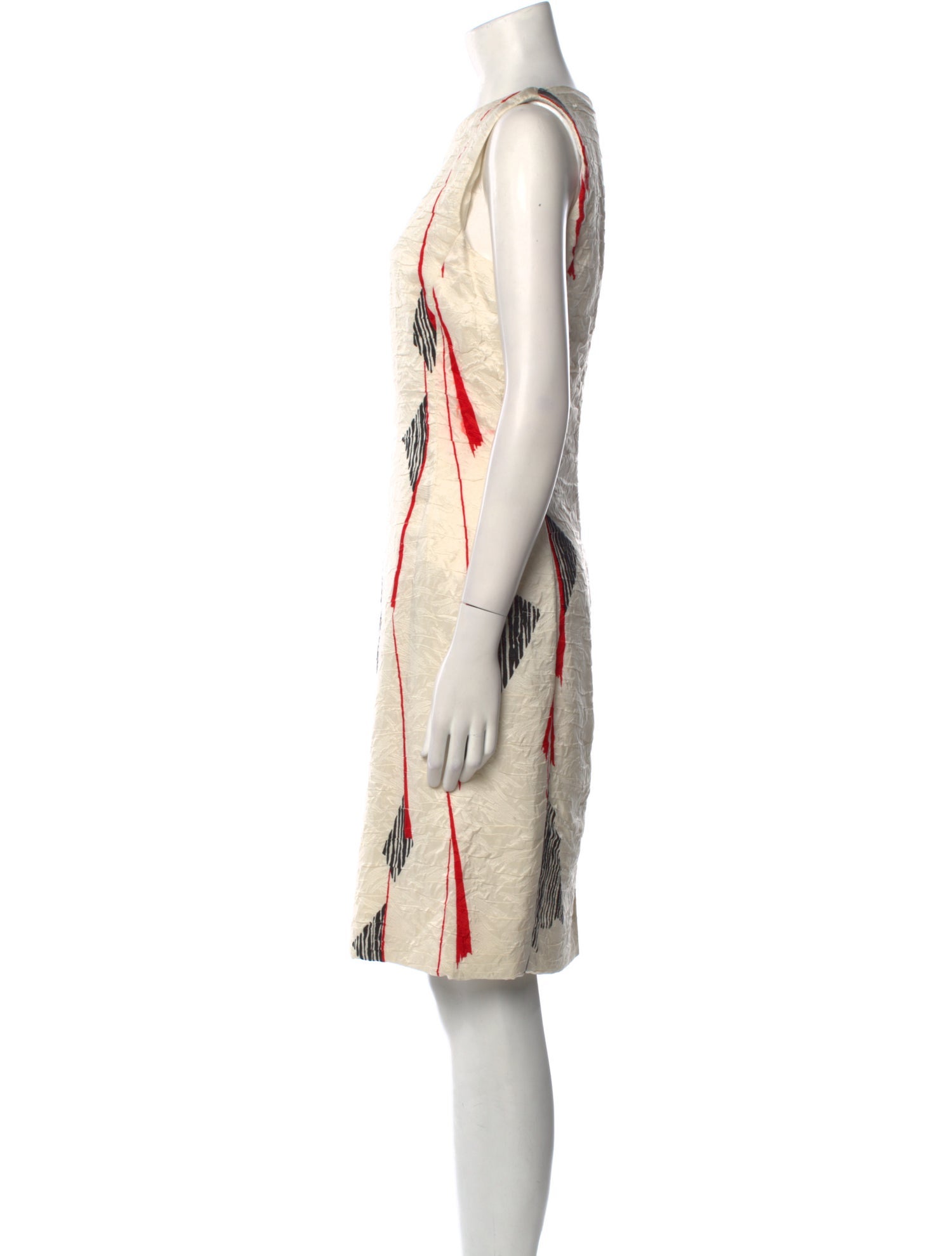 Carolina Herrera Silk Knee-Length Dress