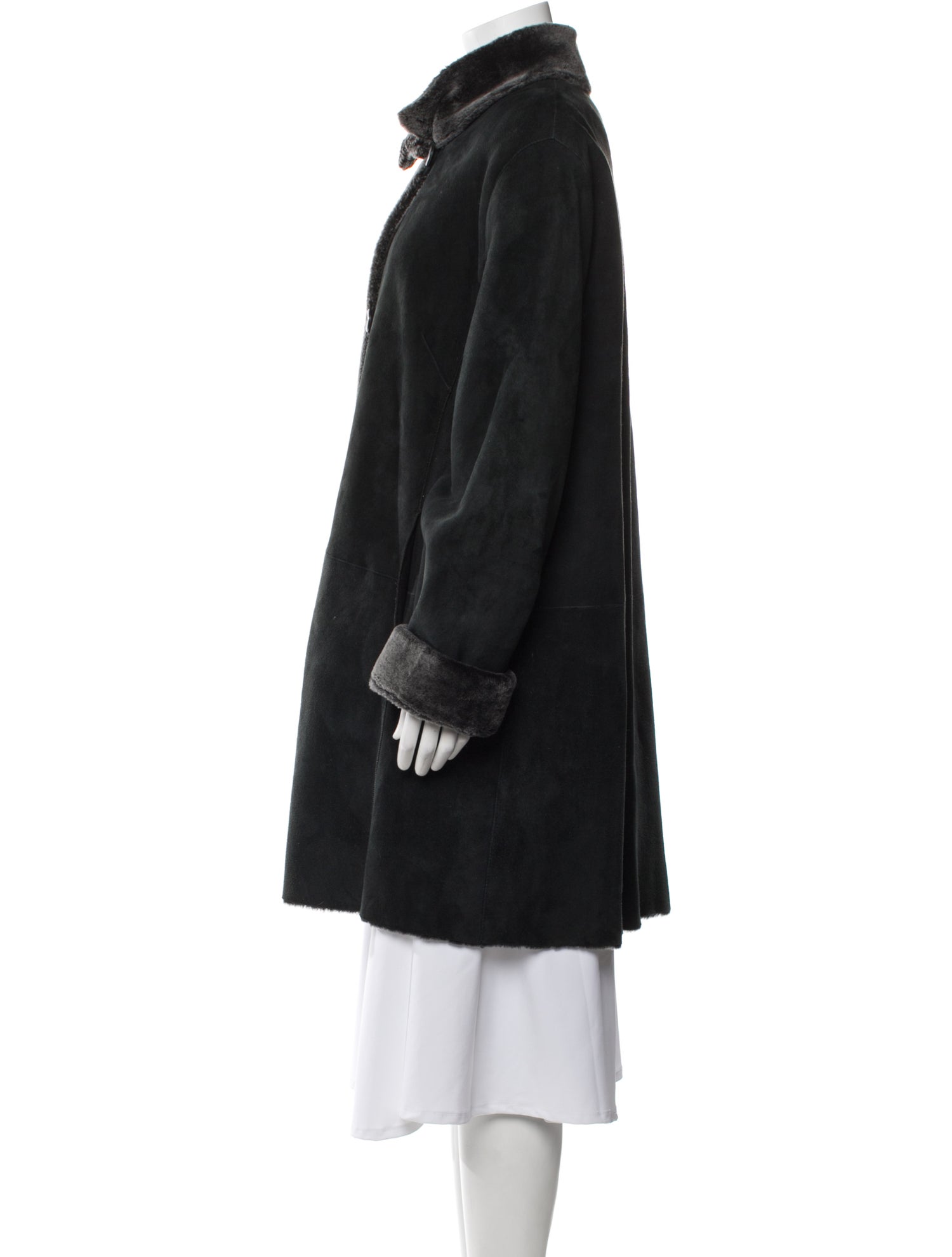 Carolina Herrera Lambskin Fur Coat