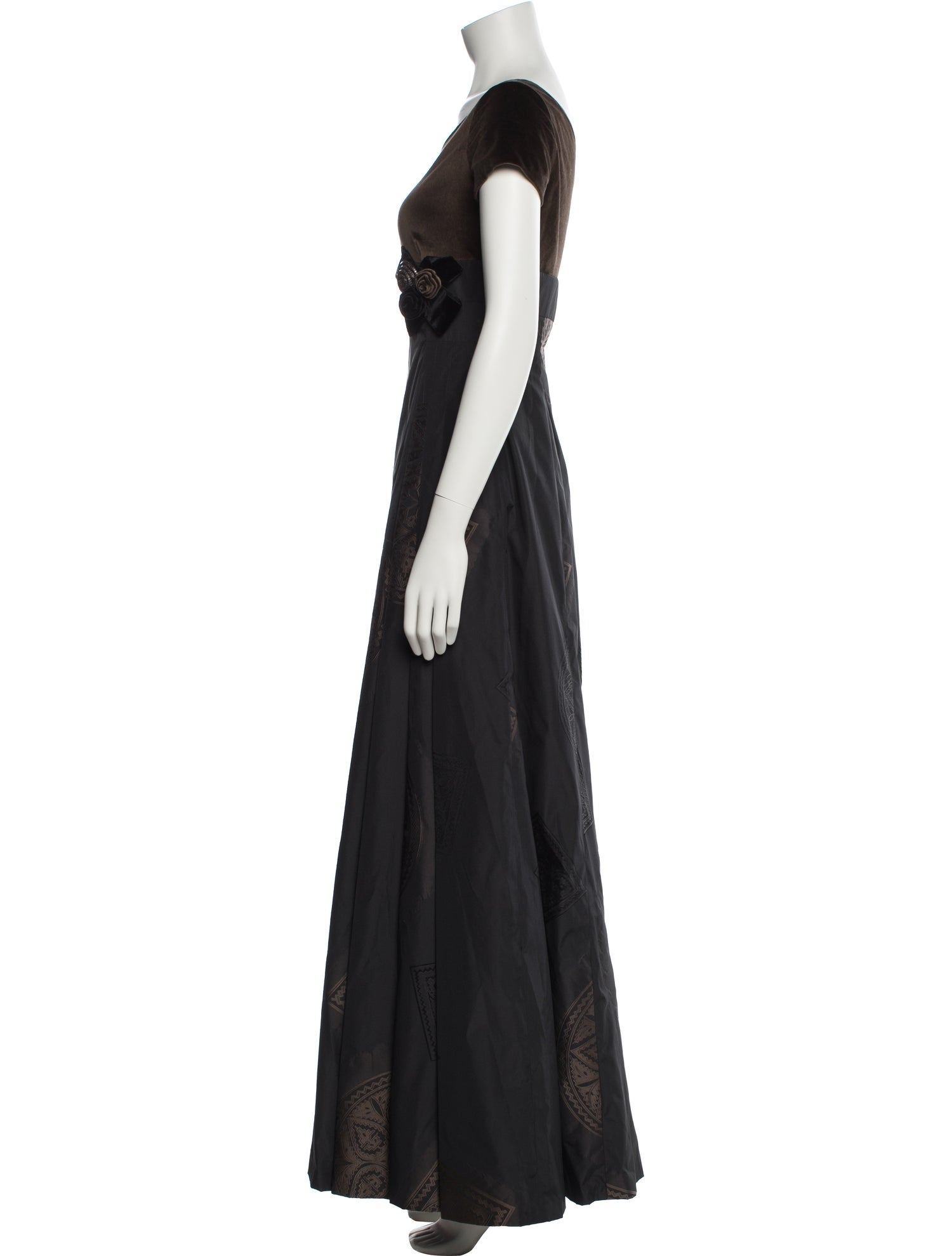 Carolina Herrera Printed Long Dress