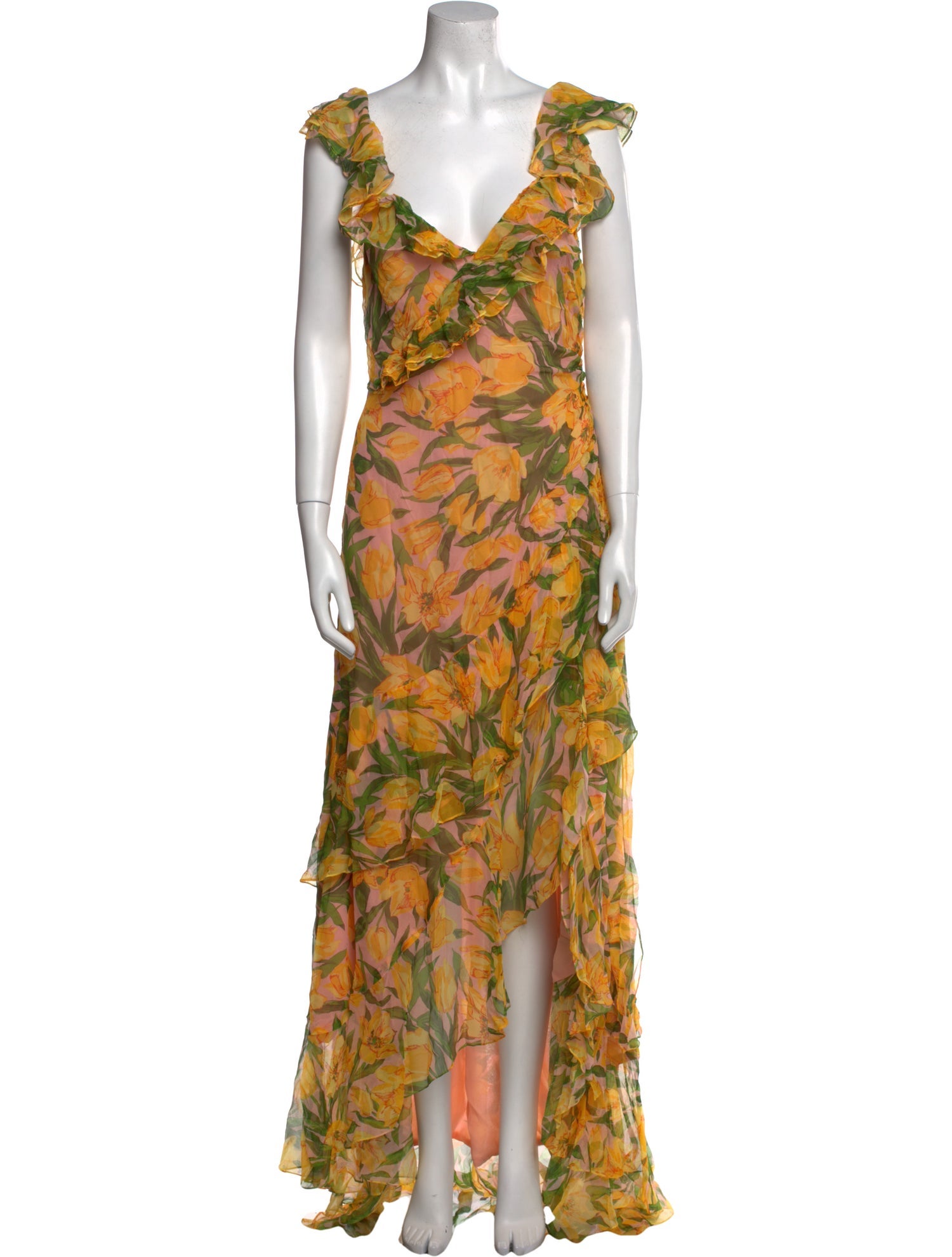 Carolina Herrera Silk Long Dress