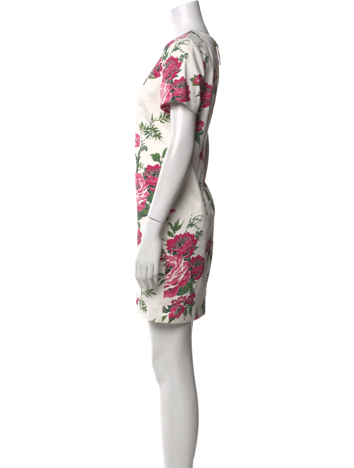 Carolina Herrera Floral Print Mini Dress