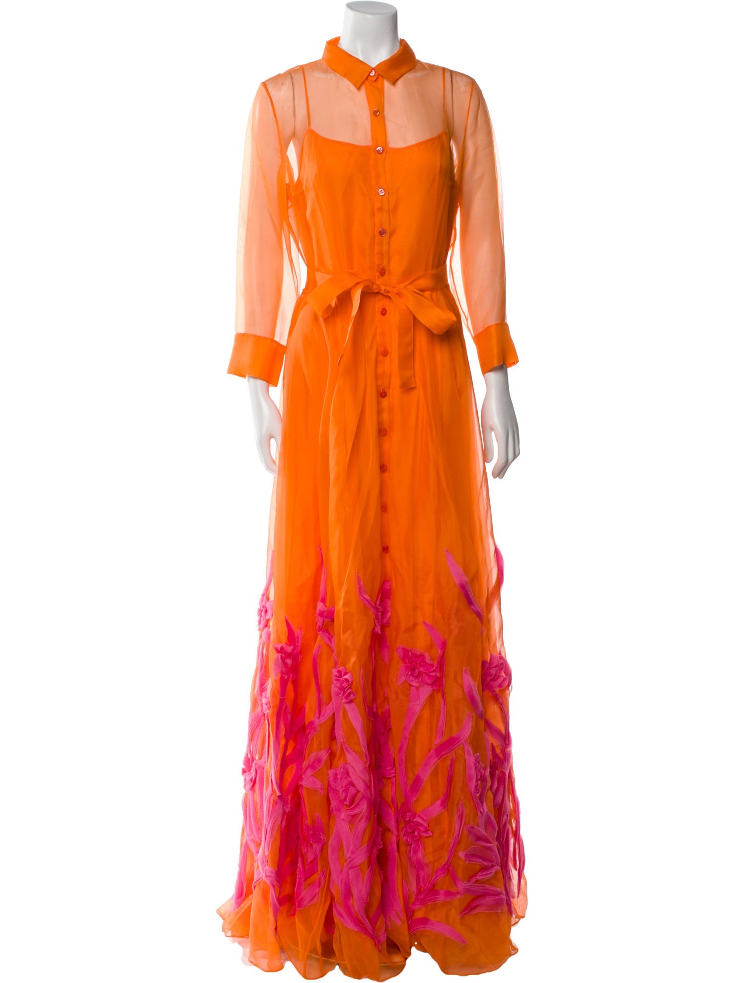 Carolina Herrera Silk Long Dress