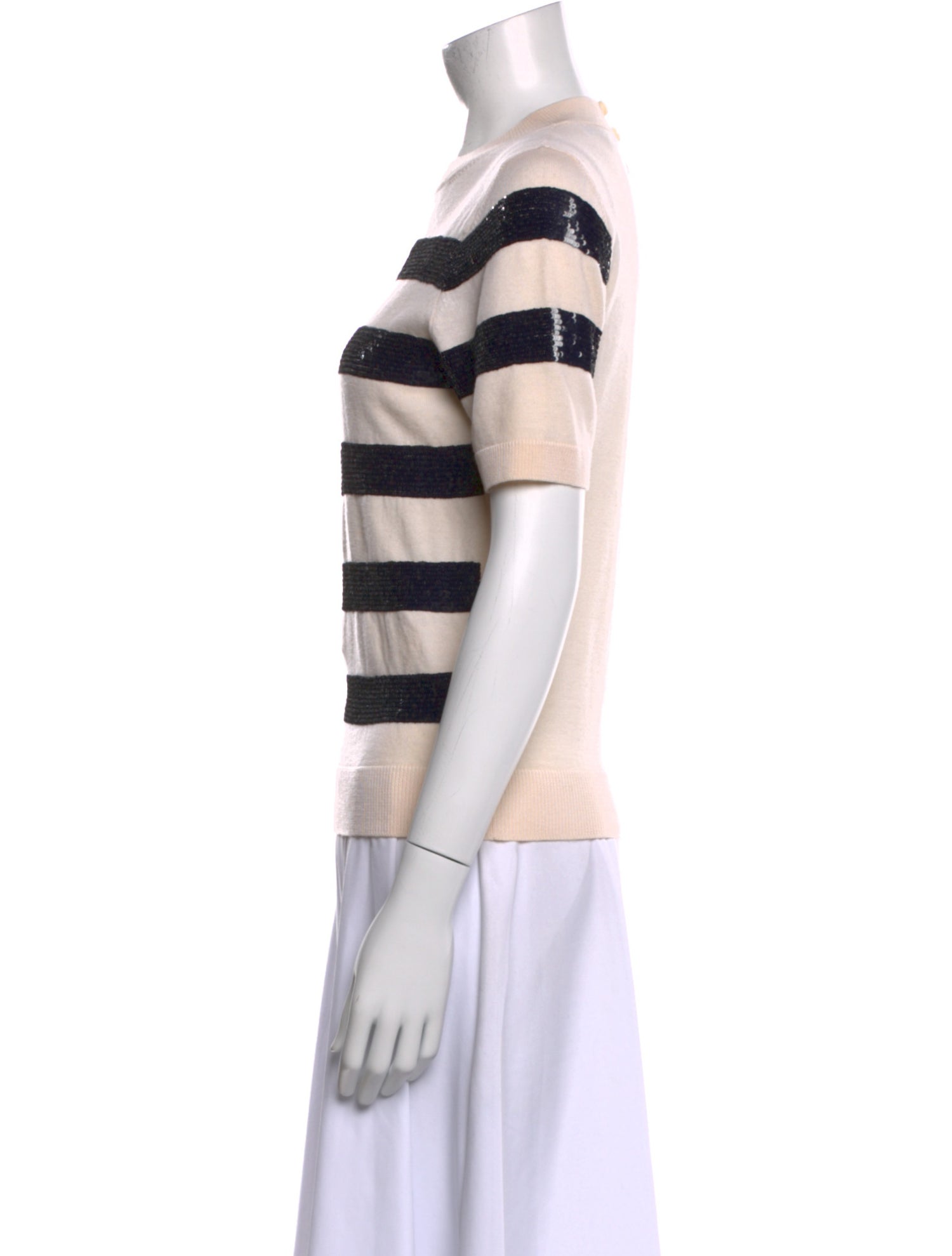 Carolina Herrera Wool Striped T-Shirt