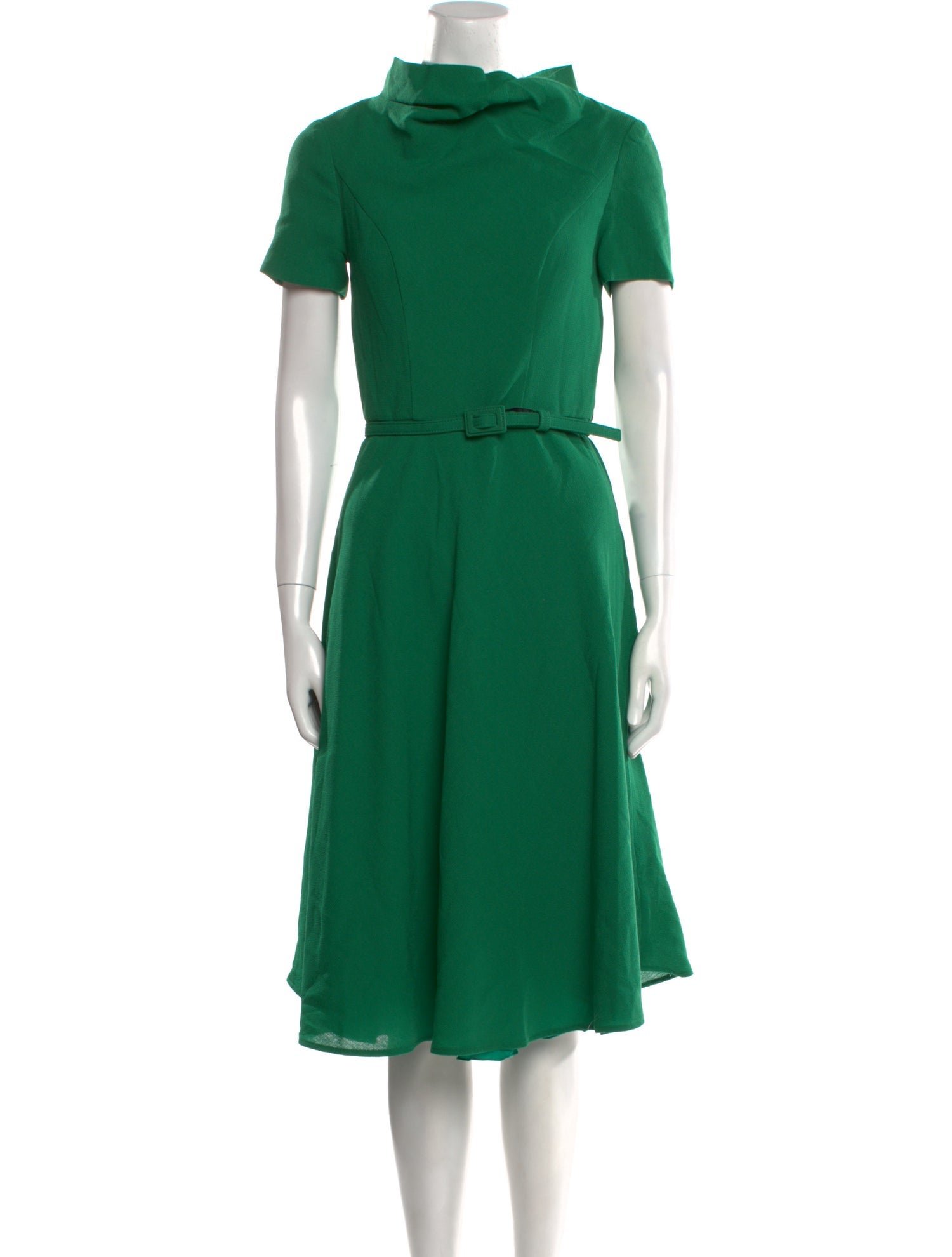 Carolina Herrera Virgin Wool Knee-Length Dress