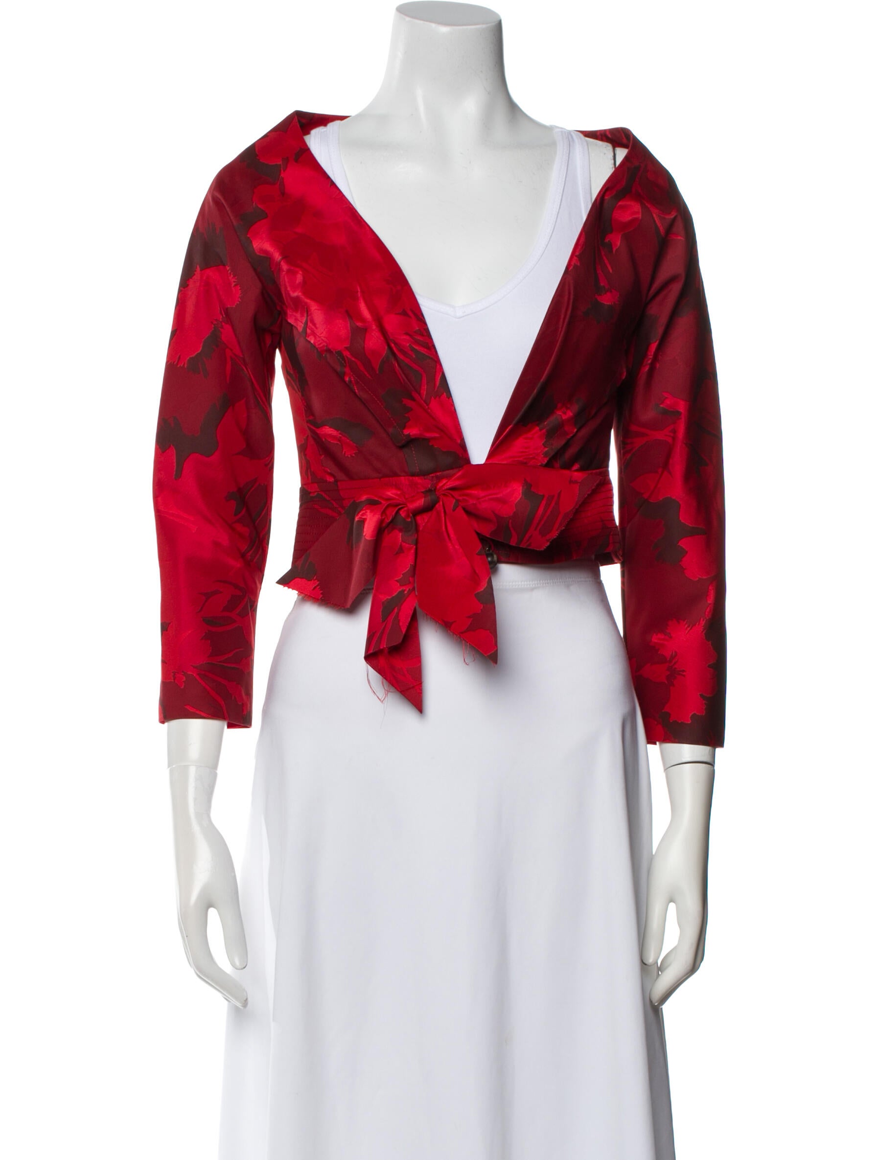 Carolina Herrera Printed Evening Jacket