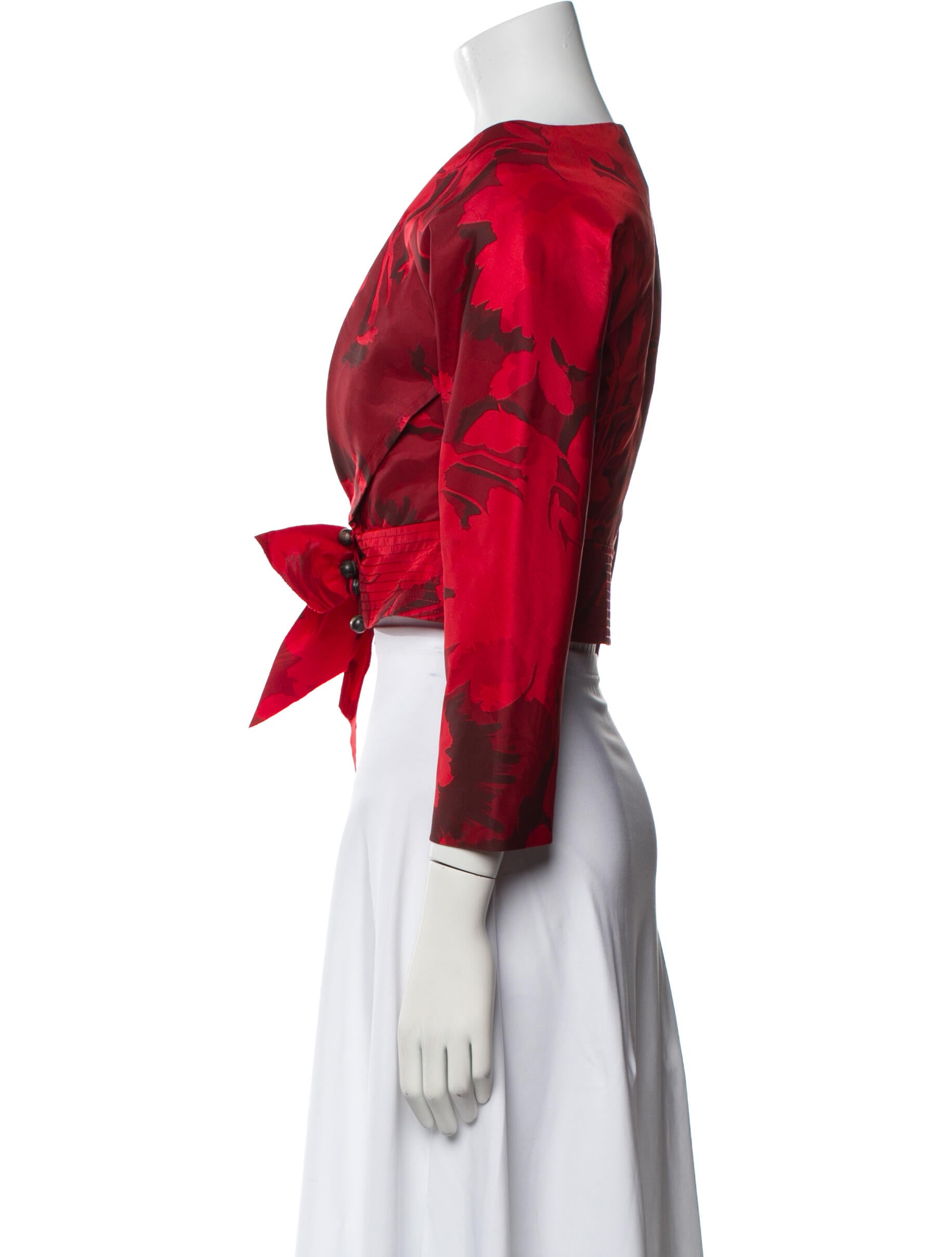 Carolina Herrera Printed Evening Jacket