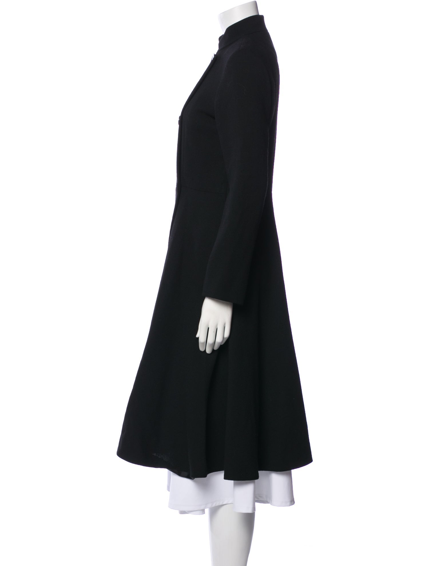 Carolina Herrera Virgin Wool Trench Coat
