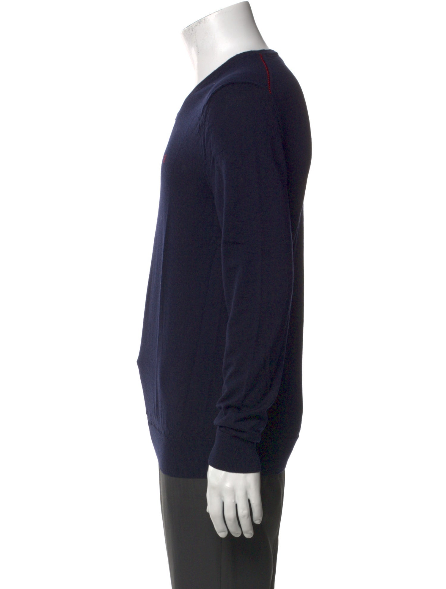Carolina Herrera Merino Wool V-Neck Pullover