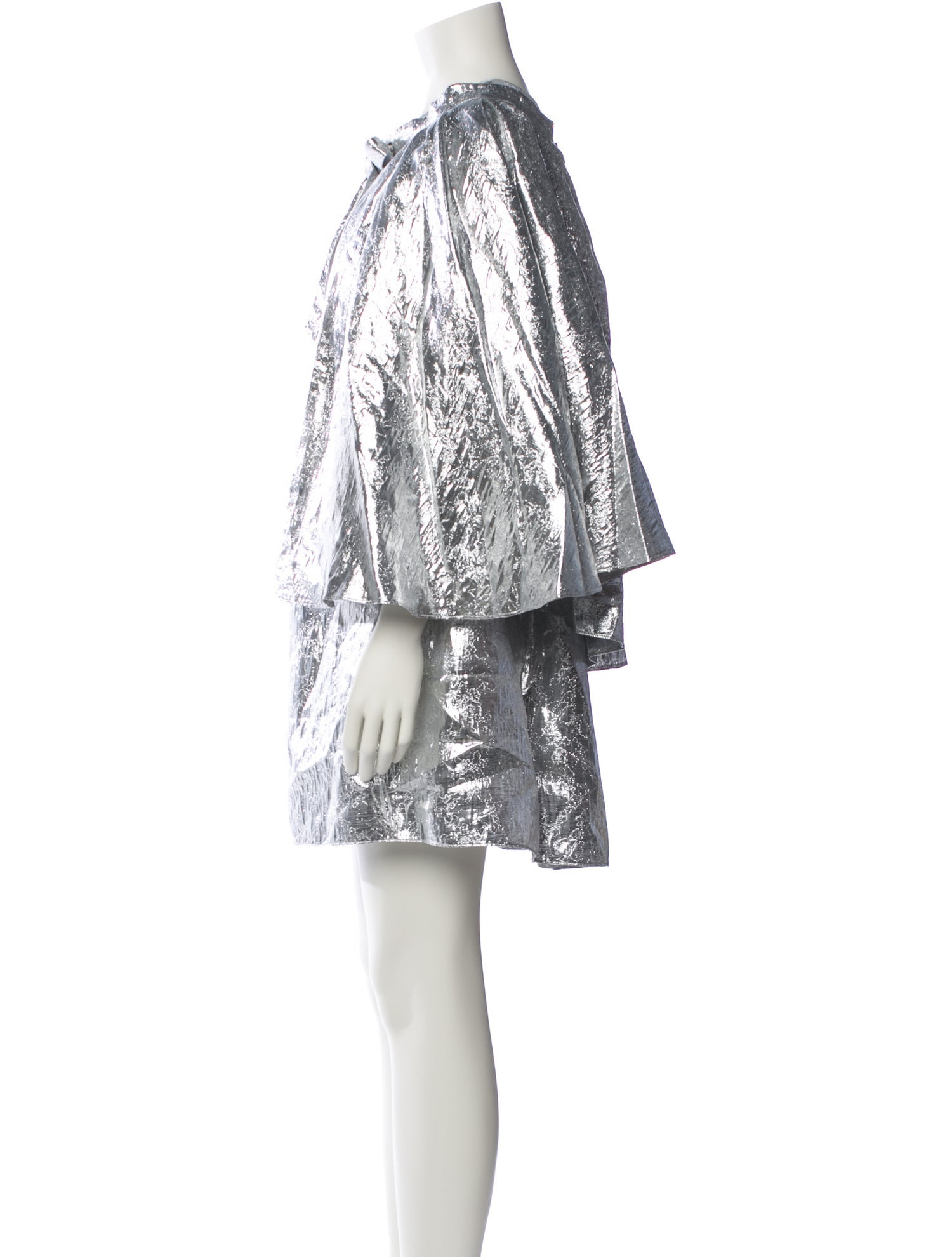 Carolina Herrera Scoop Neck Mini Dress