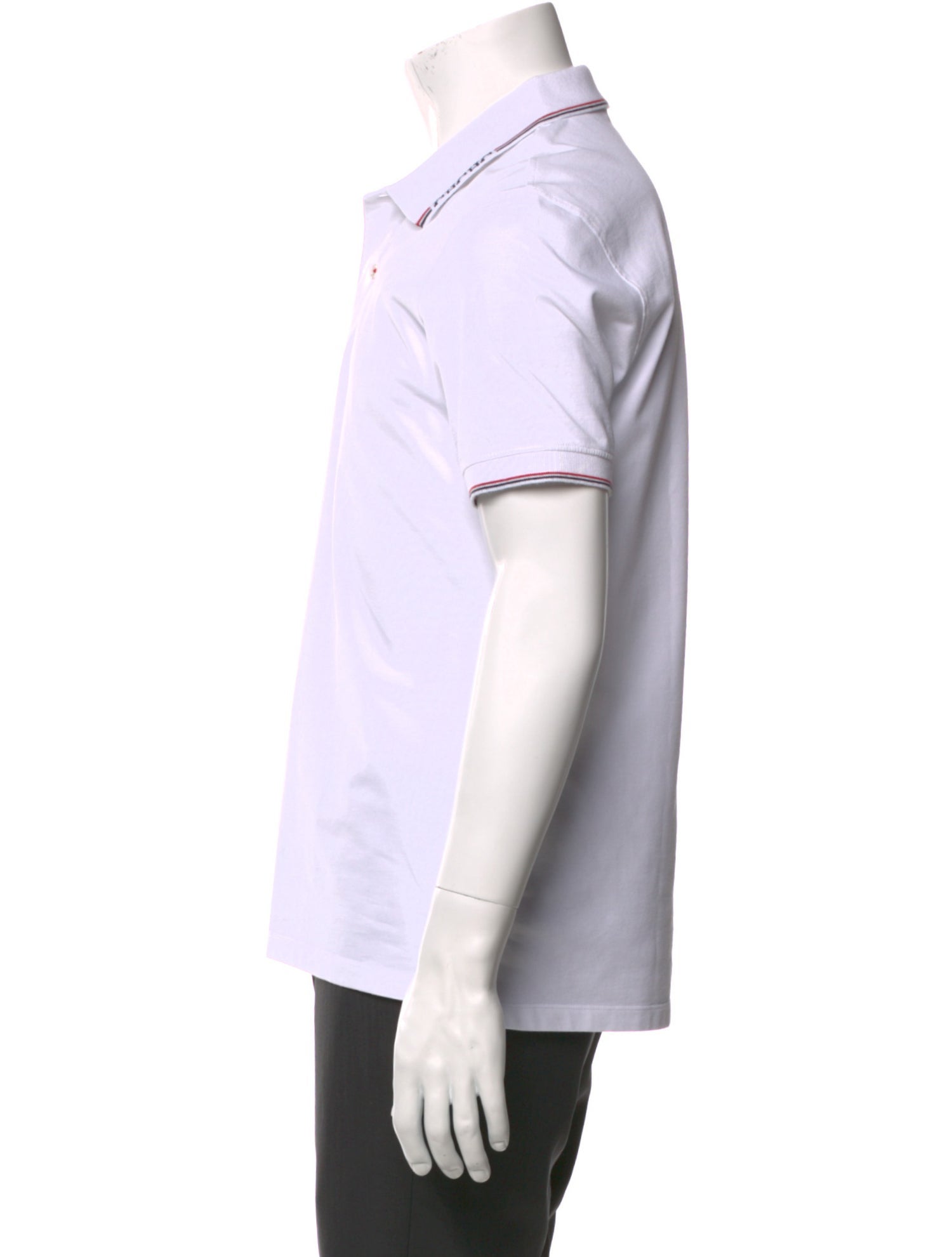 Carolina Herrera V-Neck Short Sleeve Polo Shirt