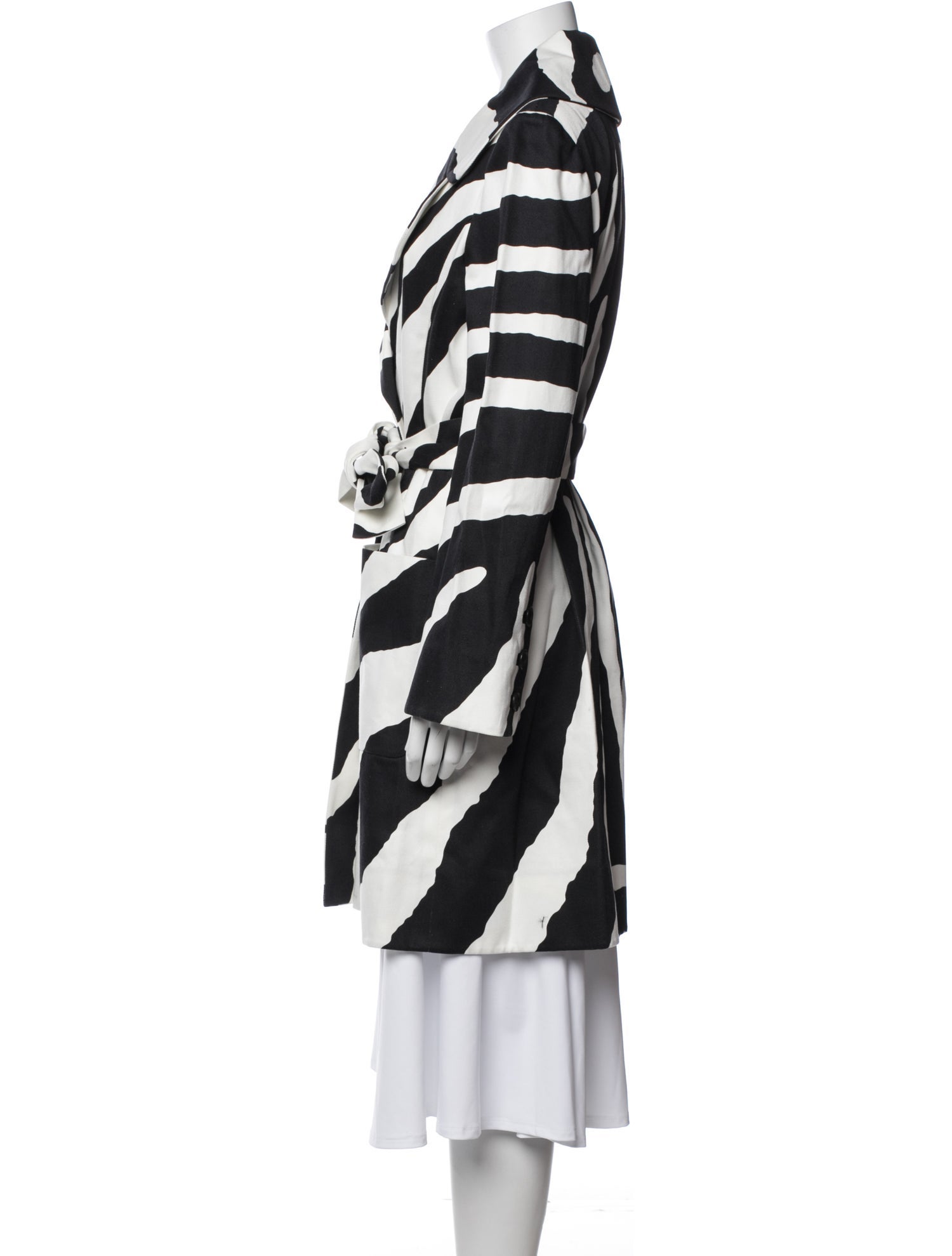 Carolina Herrera Animal Print Trench Coat w/ Tags