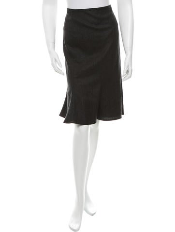 Carolina Herrera Flared Pencil Skirt