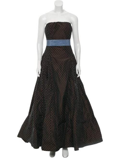 Carolina Herrera Strapless Ball Gown