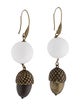 Carolina Herrera Bead and Acorn Drop Earrings