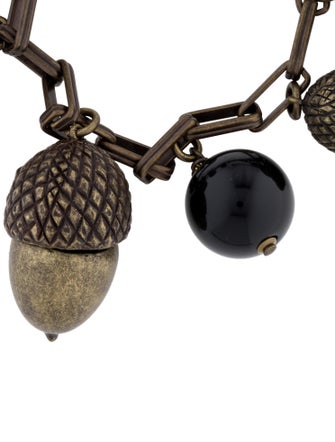 Carolina Herrera Bead & Acorn Station Bracelet