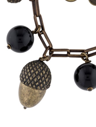 Carolina Herrera Acorn Beaded Bracelet
