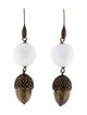Carolina Herrera Bead & Acorn Drop Earrings