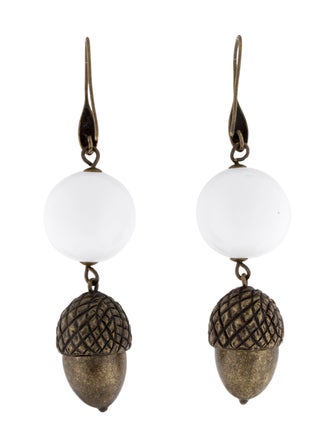 Carolina Herrera Bead & Acorn Drop Earrings