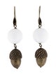 Carolina Herrera Bead & Acorn Drop Earrings