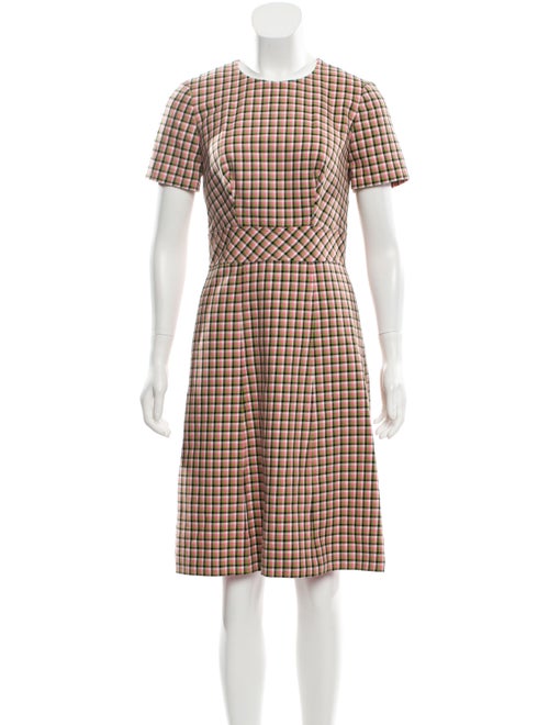 Carolina Herrera 2019 Gingham Dress w/ Tags Pink