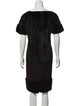 Carolina Herrera Velvet Knee-Length Dress