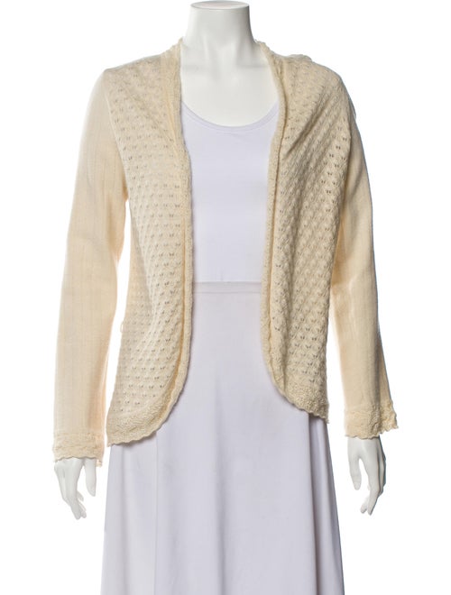 Carolina Herrera Cashmere Crochet-Trimmed Cardigan