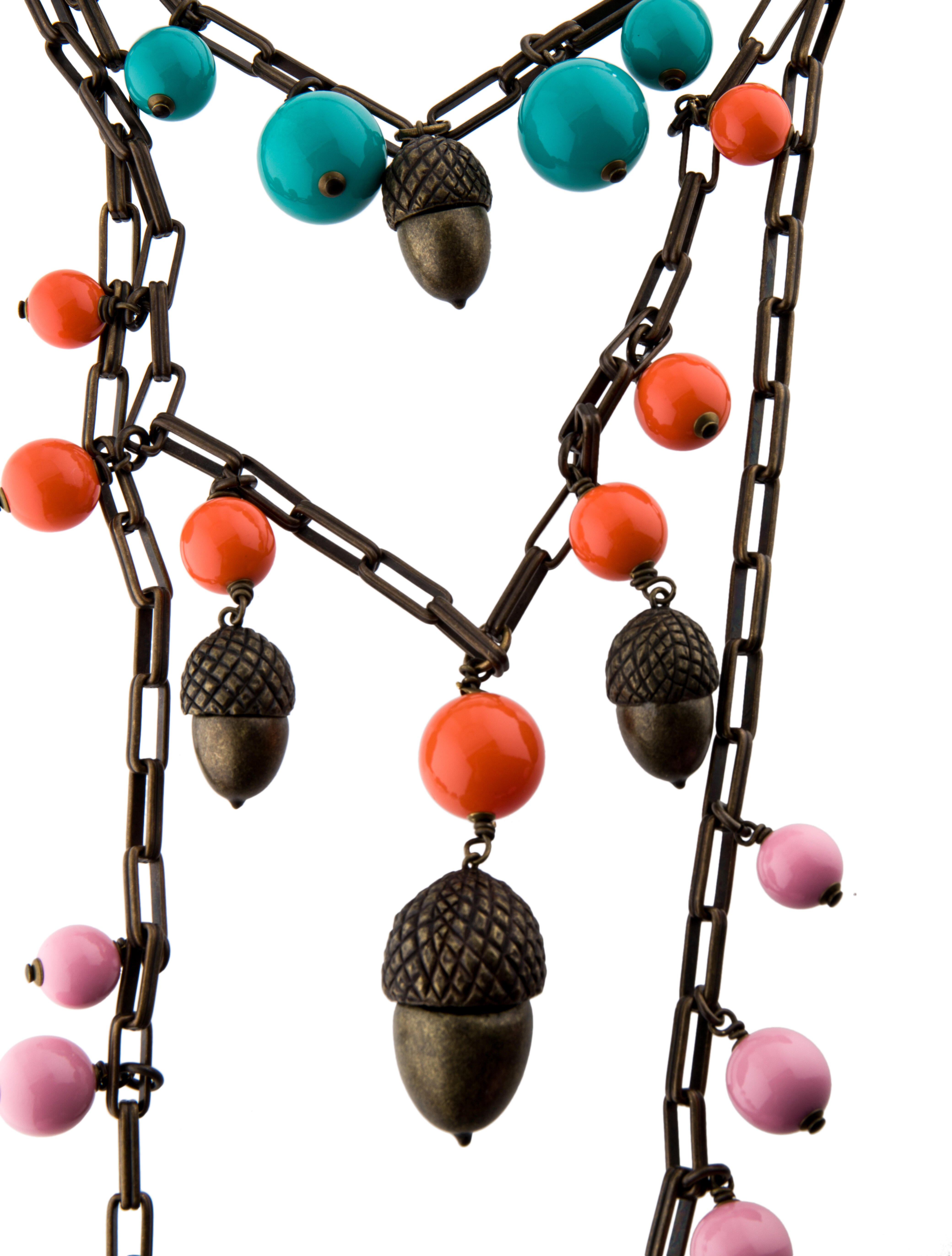 Carolina Herrera Layered Multistrand Necklace w/ Tags