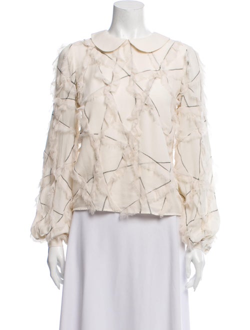 Carolina Herrera Long Sleeve Blouse