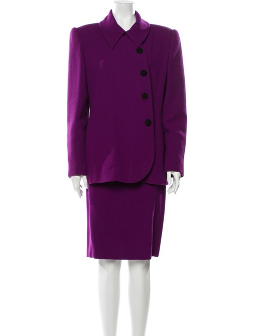 Carolina Herrera Wool Skirt Suit Wool