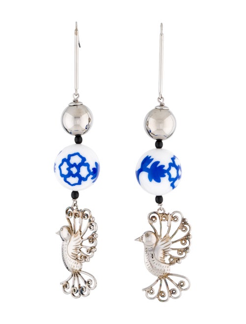 Carolina Herrera Beaded Bird Earrings