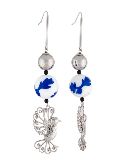 Carolina Herrera Beaded Bird Earrings