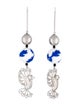 Carolina Herrera Beaded Bird Earrings