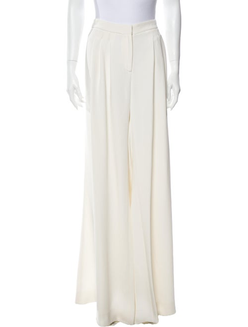 Carolina Herrera Silk Wide Leg Pants