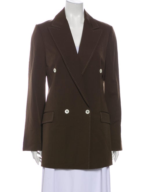 Carolina Herrera Wool Peacoat Wool