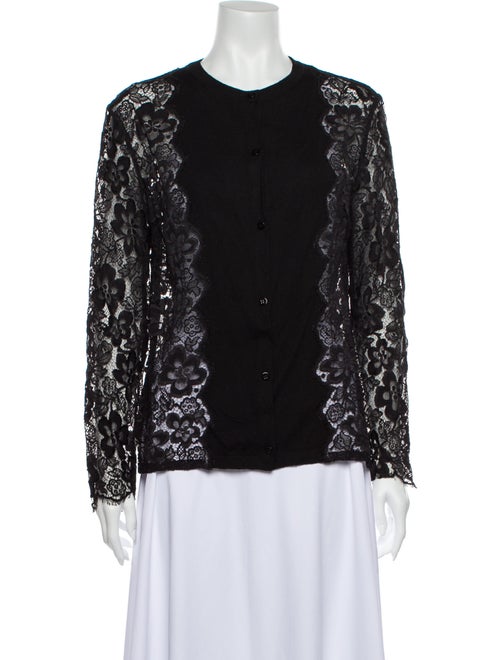 Carolina Herrera Crew Neck Sweater Black