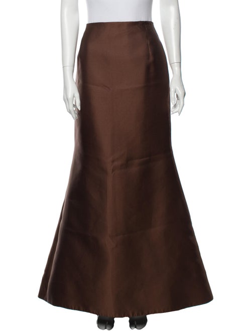 Carolina Herrera Long Skirt Brown