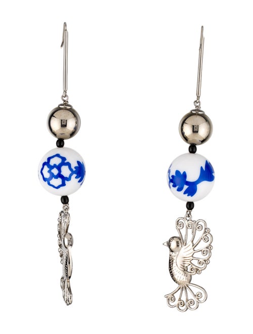 Carolina Herrera Beaded Bird Earrings