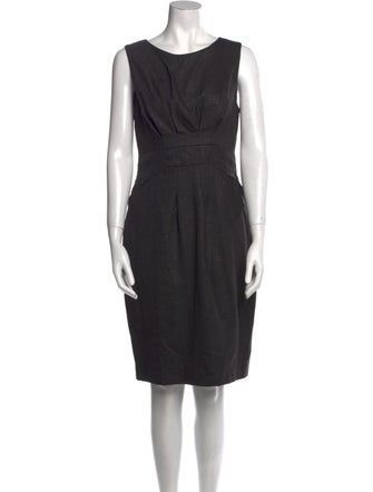 Carolina Herrera Virgin Wool Knee-Length Dress