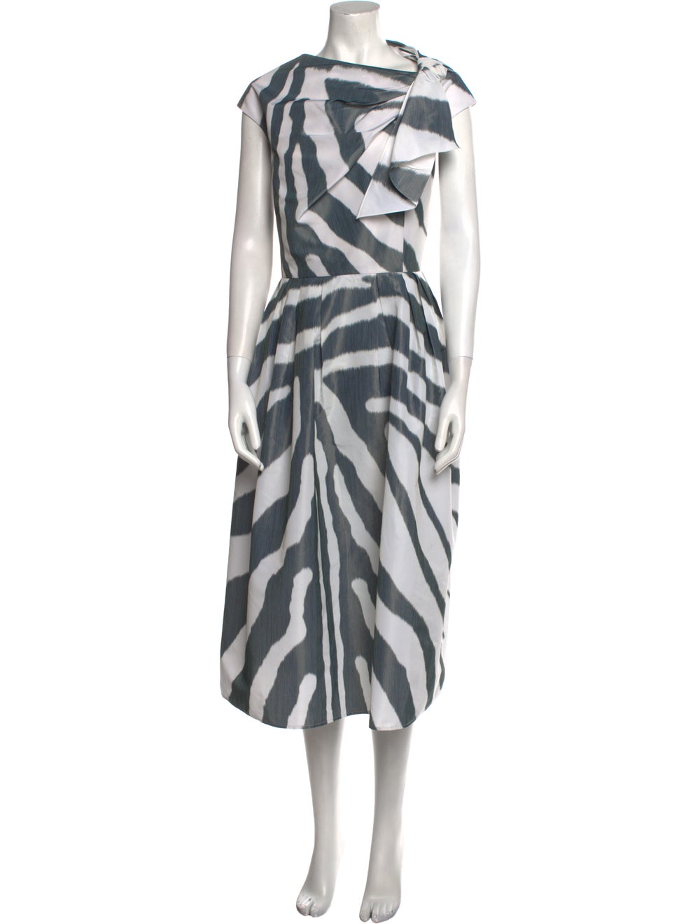 Carolina Herrera Animal Print Long Dress - image 1