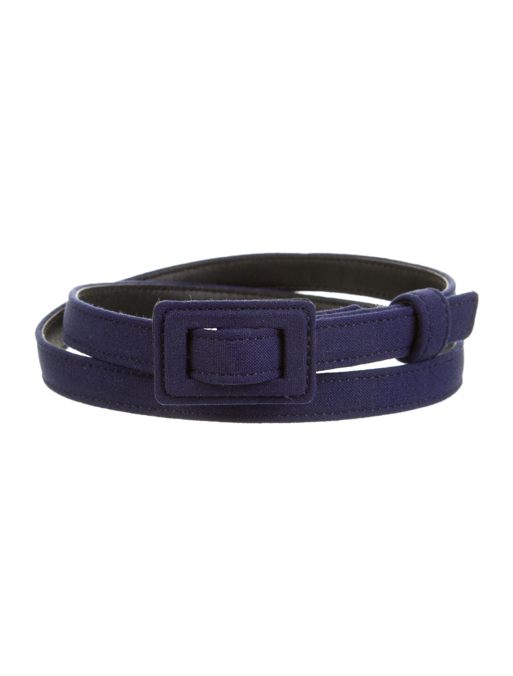 Carolina Herrera Skinny Belt Blue Belts, Accessories CAO89064 The RealReal