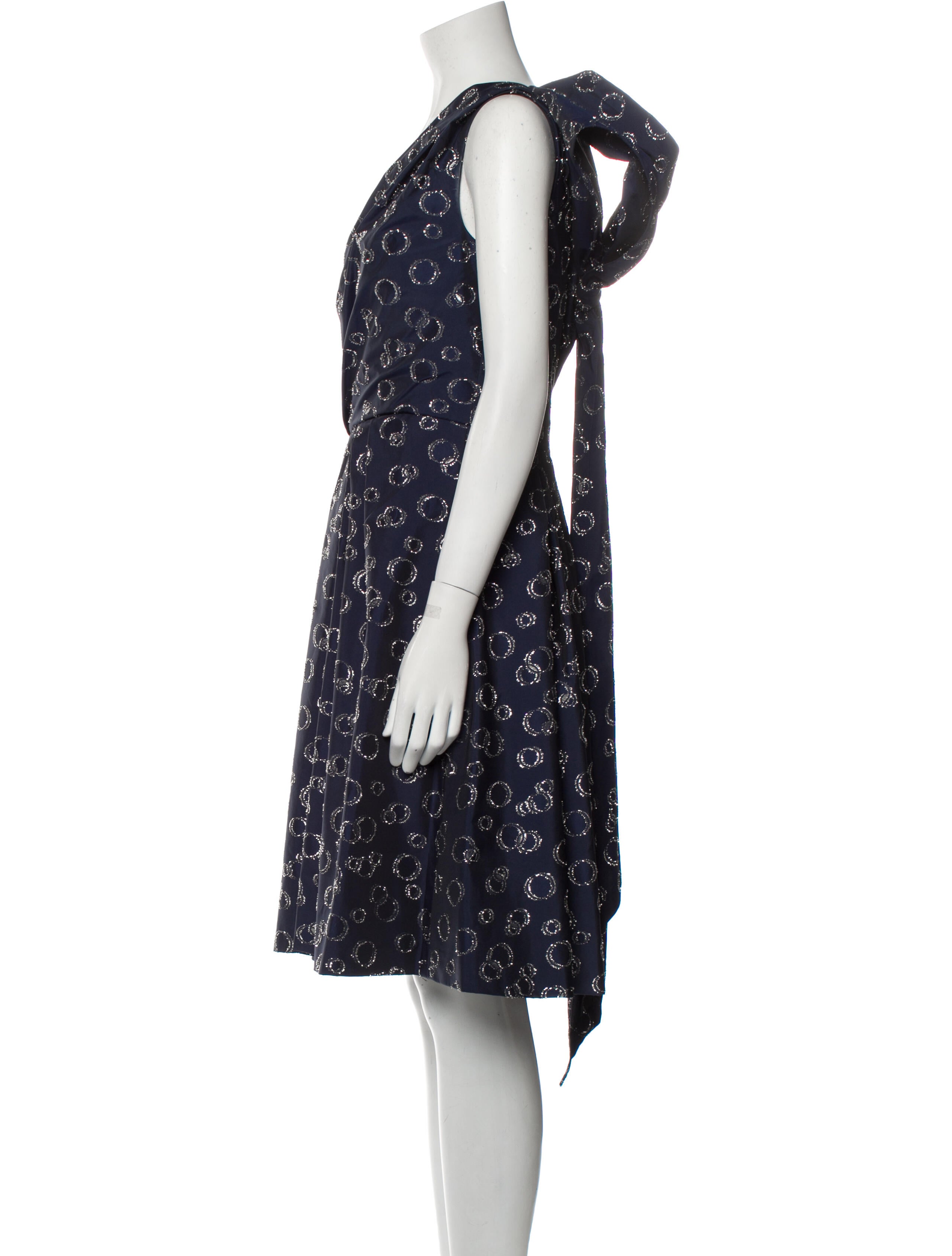 Carolina Herrera Floral Print Mini Dress