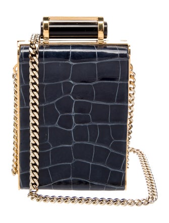 Carolina Herrera Mini Scala Insignia Clutch