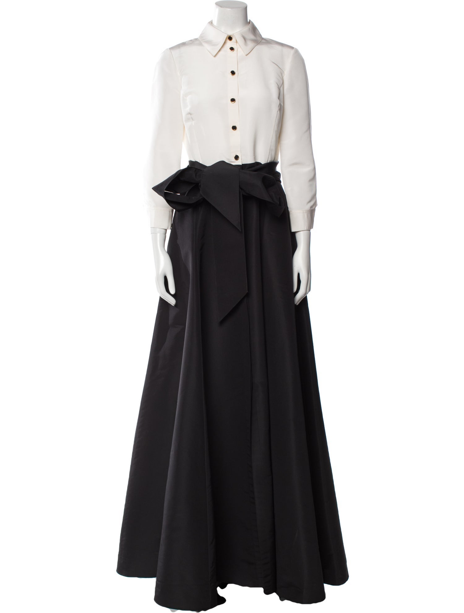 Carolina Herrera Long Dress - Neutrals Dresses, Clothing - CAO99997