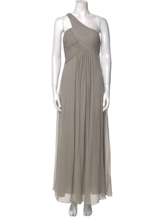 Carlos Miele One-Shoulder Long Dress