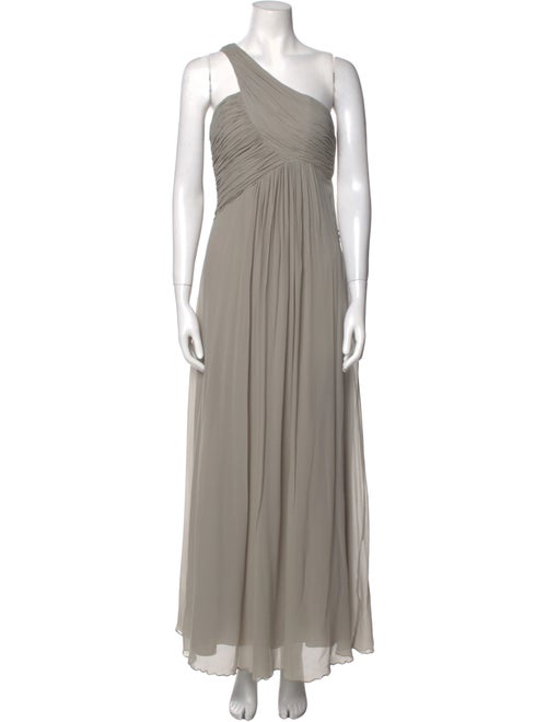 Carlos Miele One-Shoulder Long Dress
