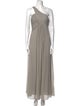 Carlos Miele One-Shoulder Long Dress