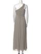 Carlos Miele One-Shoulder Long Dress