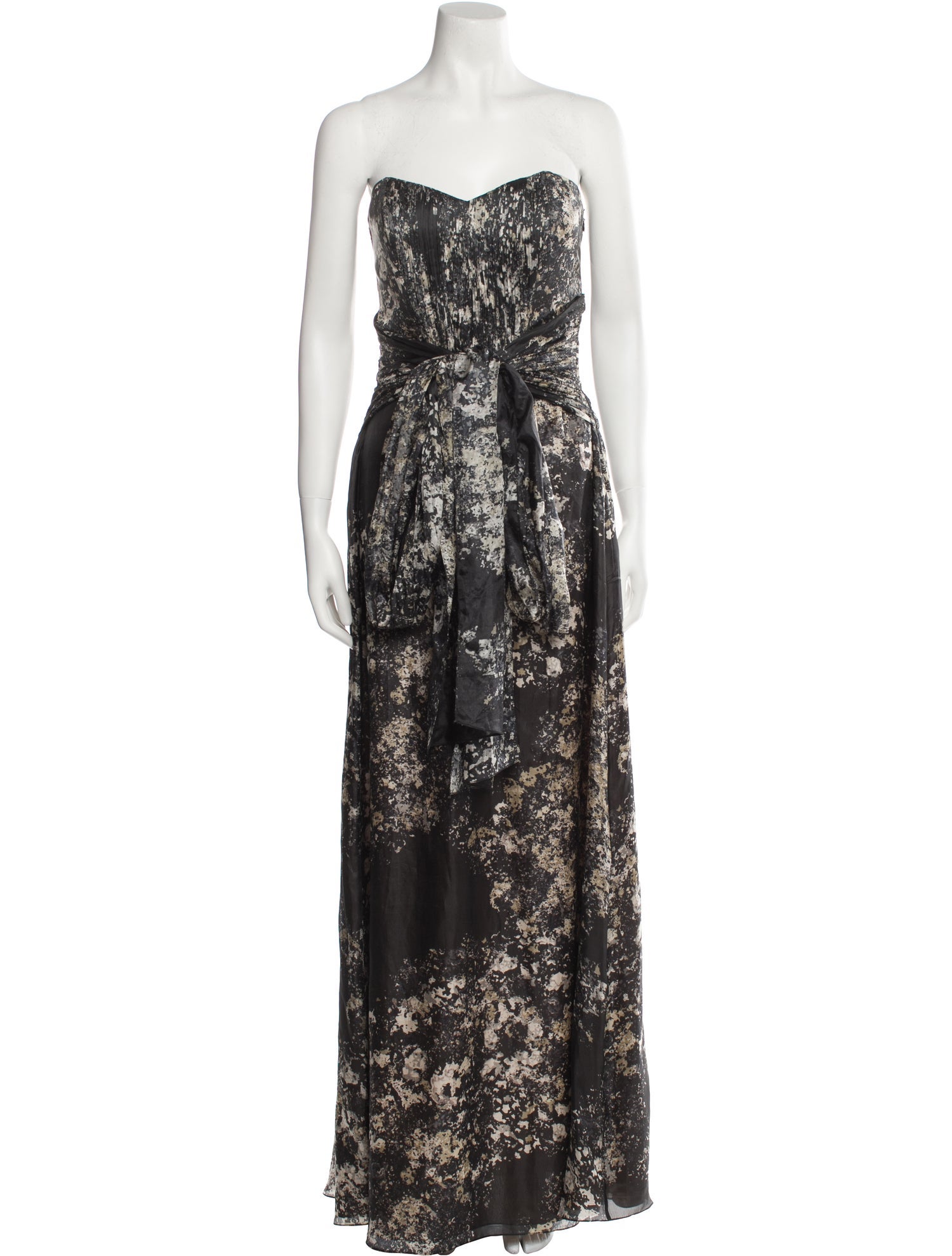 Carlos Miele Silk Long Dress